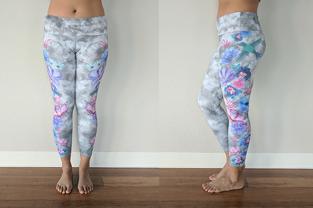 Evolution and Creation (EVCR) Mia Positive Energy 7/8 Leggings - Size Small