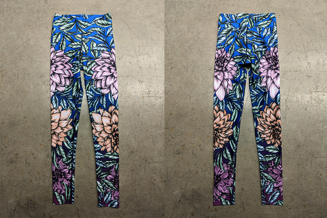 Dharma Bums - Summer High Waist Leggings - Front and Back