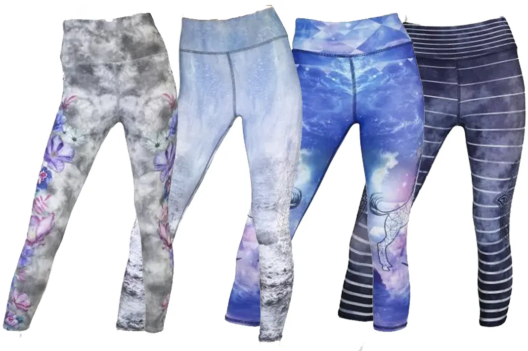 EVCR [S] Pink/Blue/Purple Patterned EVCR Evolution and Creation Leggings