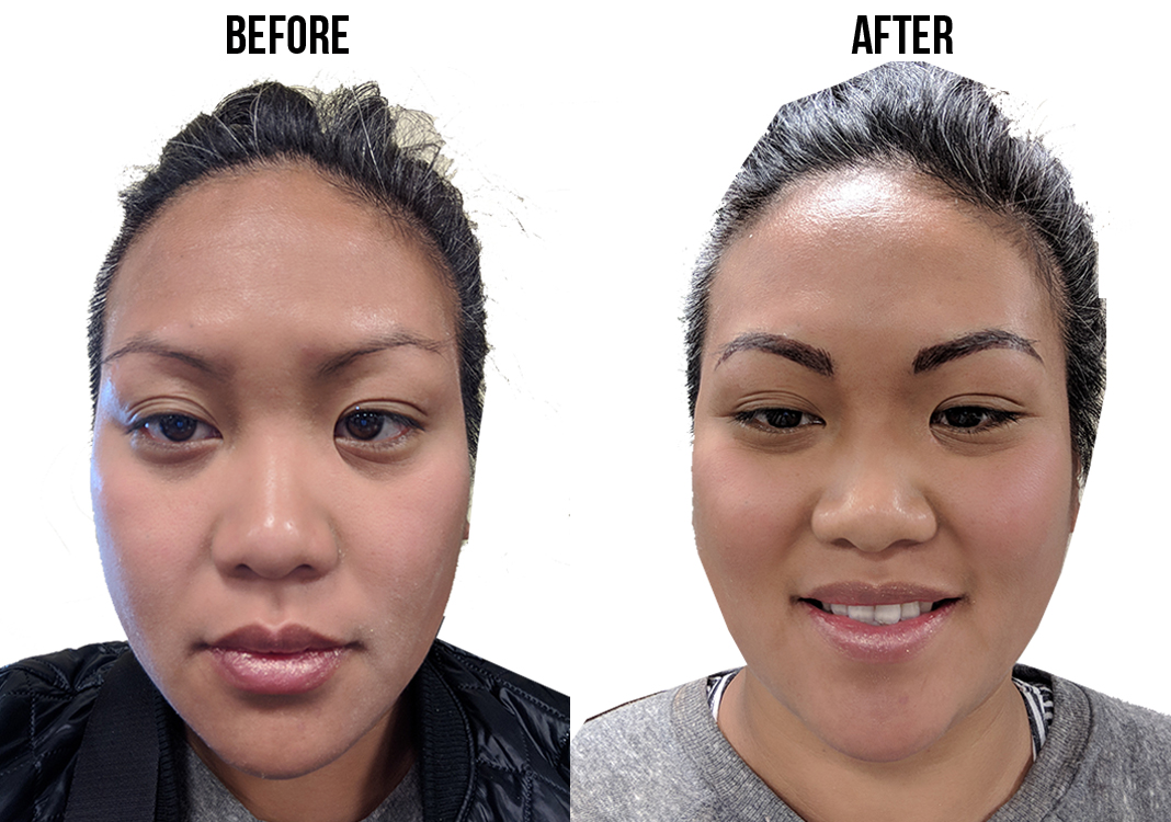 eyebrow microblading before and after procedure schimiggy review