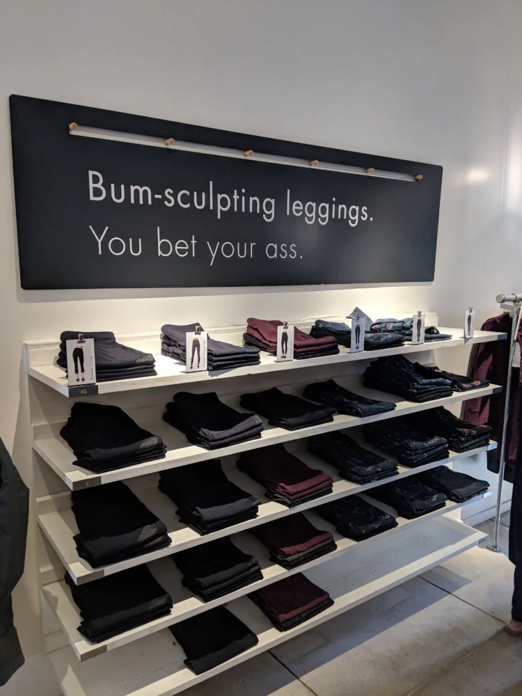 Sweaty Betty Leggings Display