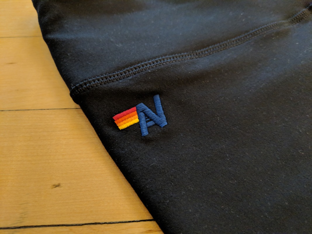 aviator nation review have a rad day leggings embroidered logo