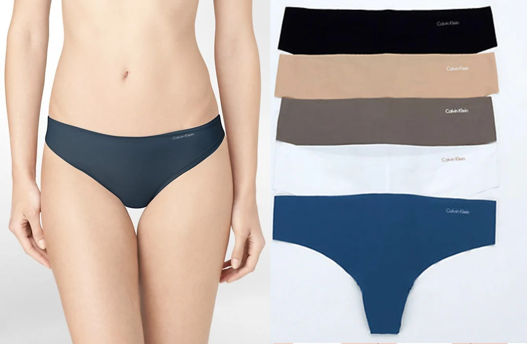 calvin klein invisibles thong and panty schimiggy