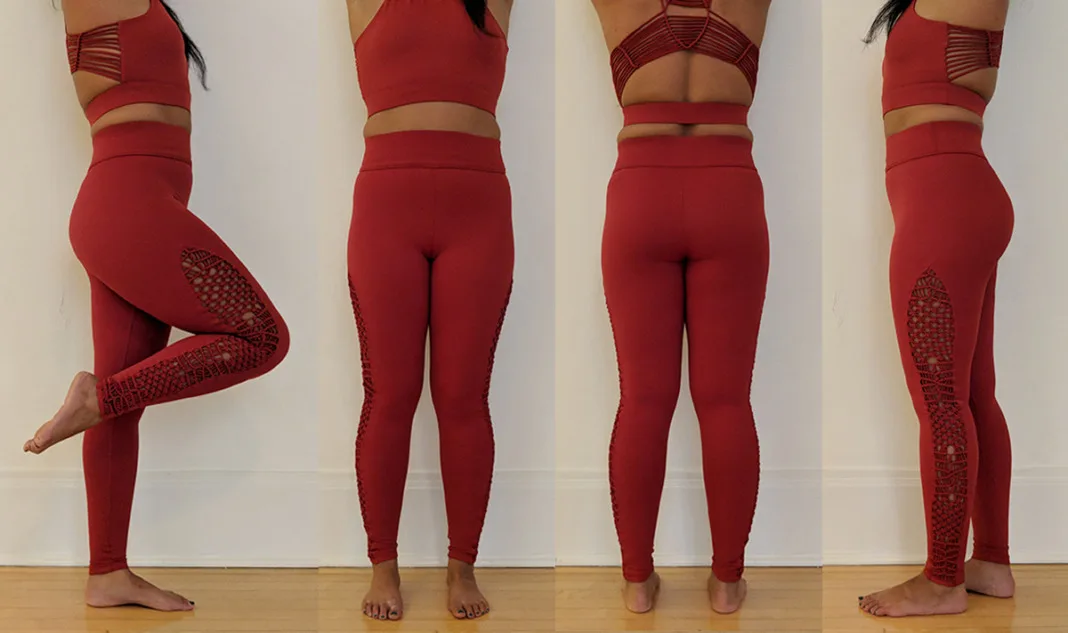 Sayang Macrame Legging in Melt - Burgundy in 2023