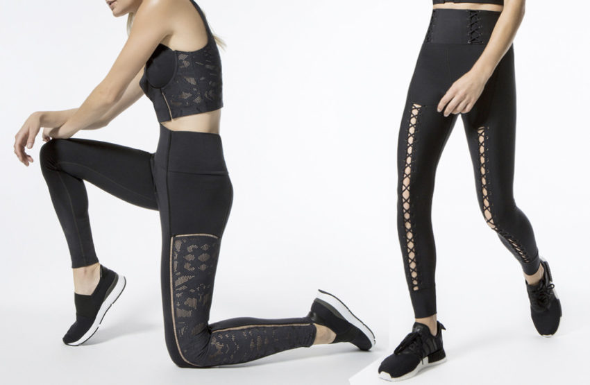 Jonathan Simkhai X Carbon38 Review: Lace-Up Corset Leggings + Tie Waist Tee