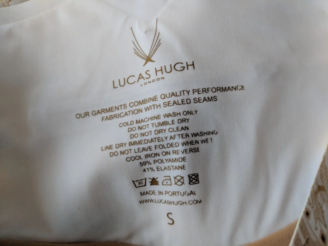 Lucas Hugh Goldleaf Leggings - Label Detail