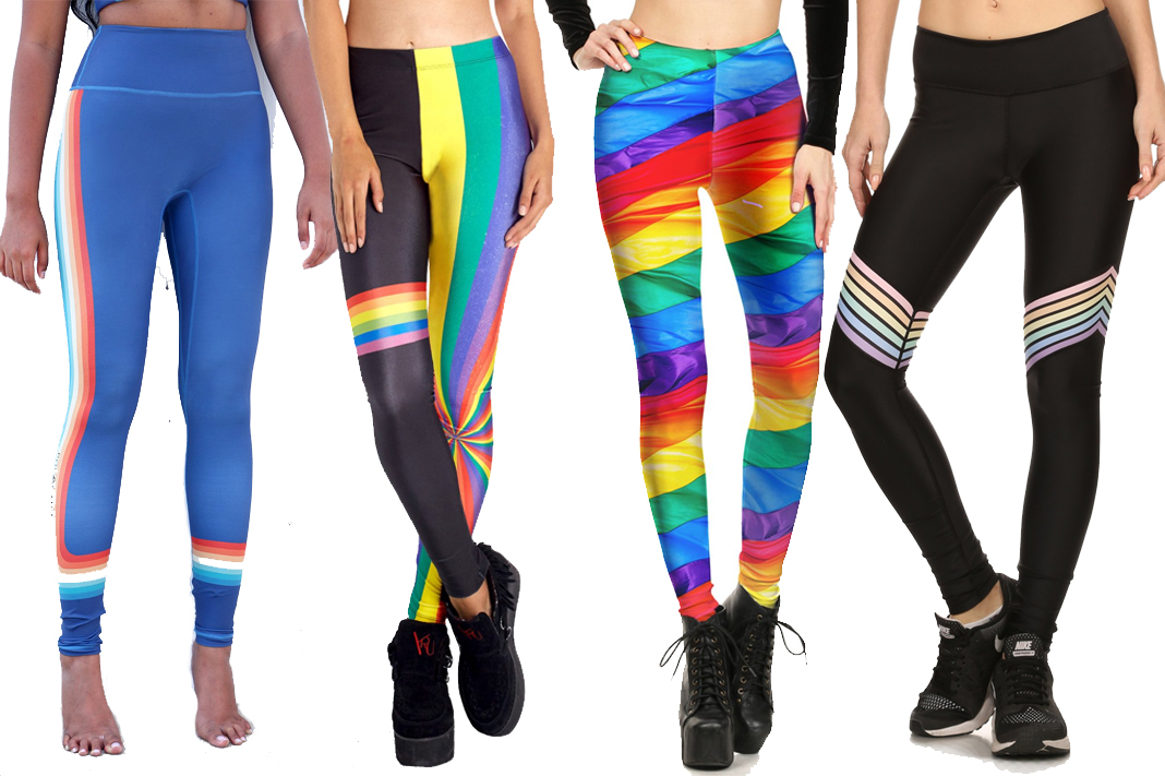poprageous rainbow leggings schimiggy