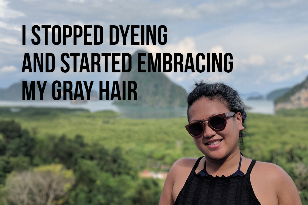 stop dyeing and transition to grey hair schimiggy reviews