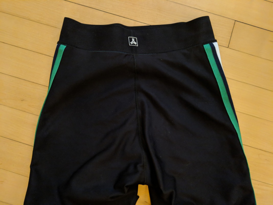 ultracor review ultra high waist collegiate leggings waistband back