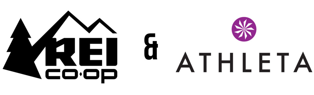 rei and athleta partnership logo