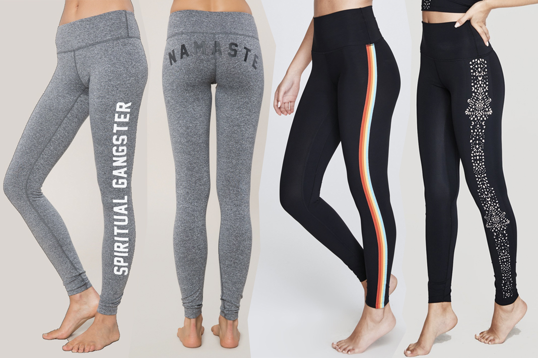 Spiritual Gangster Review: High Vibe Rainbow Stripe Legging