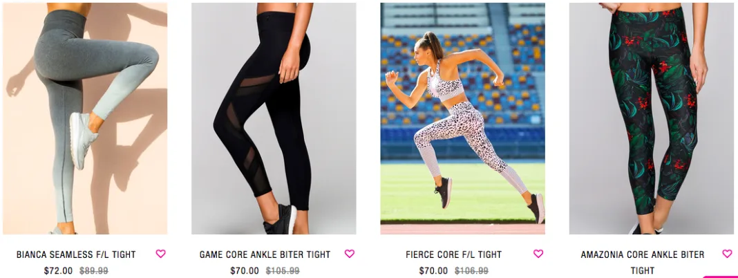 lorna jane 2018 warehouse sale leggings tights 1