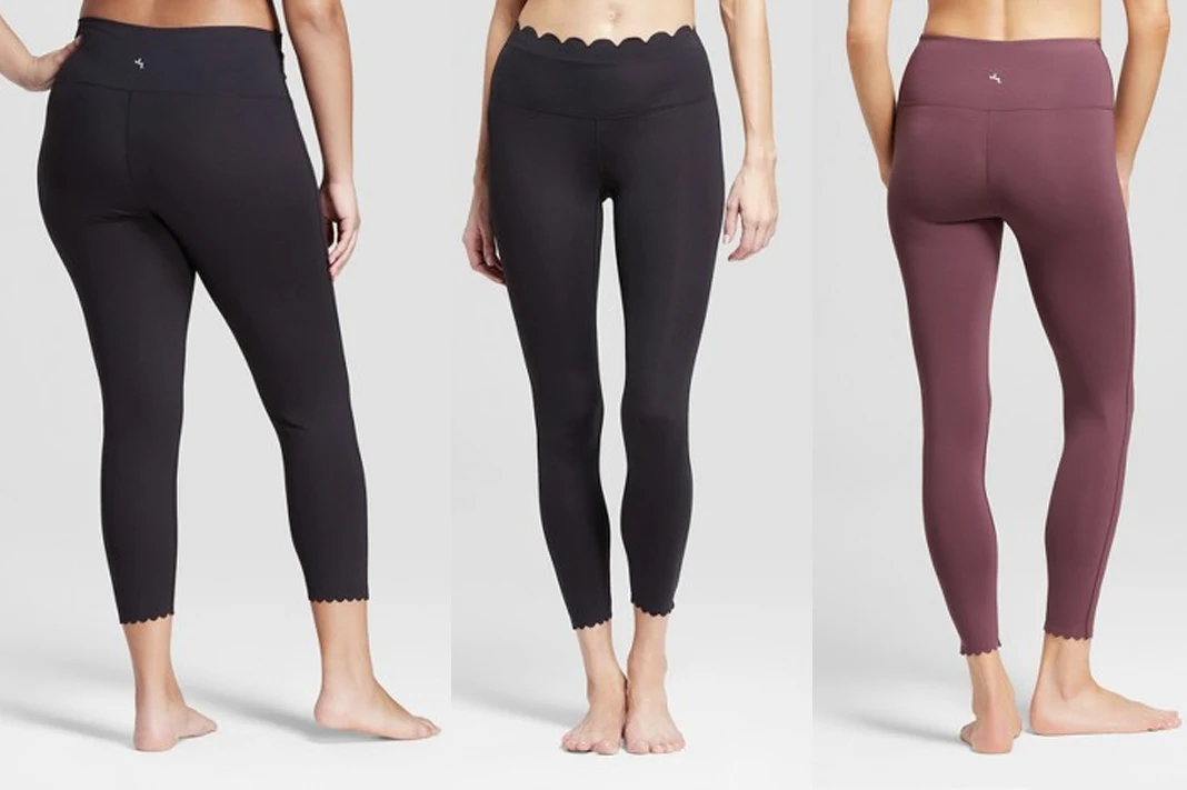 target joylab scallop hem review activewear