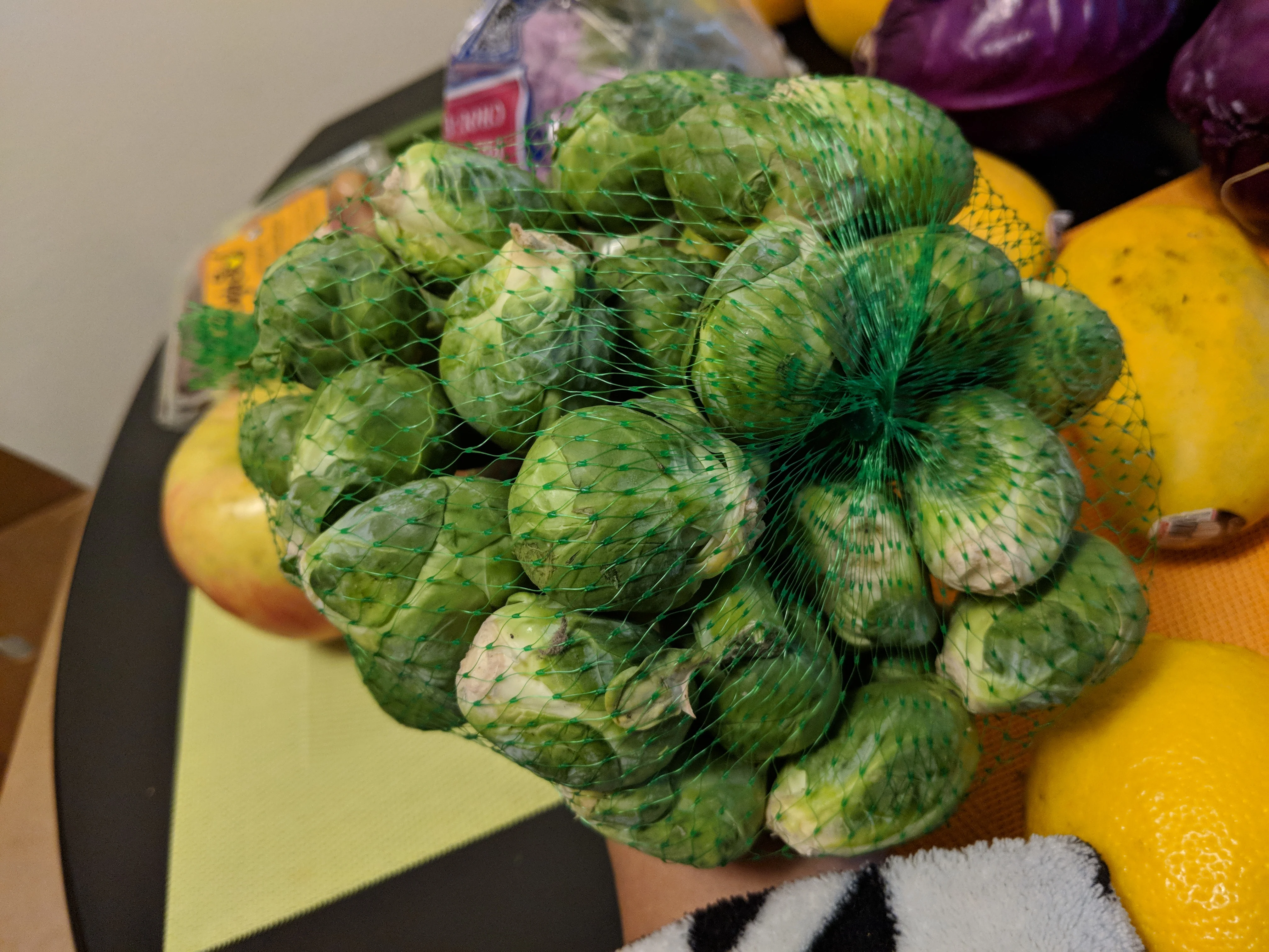 Imperfect Produce Box Review and Reveal - Brussel Sprouts