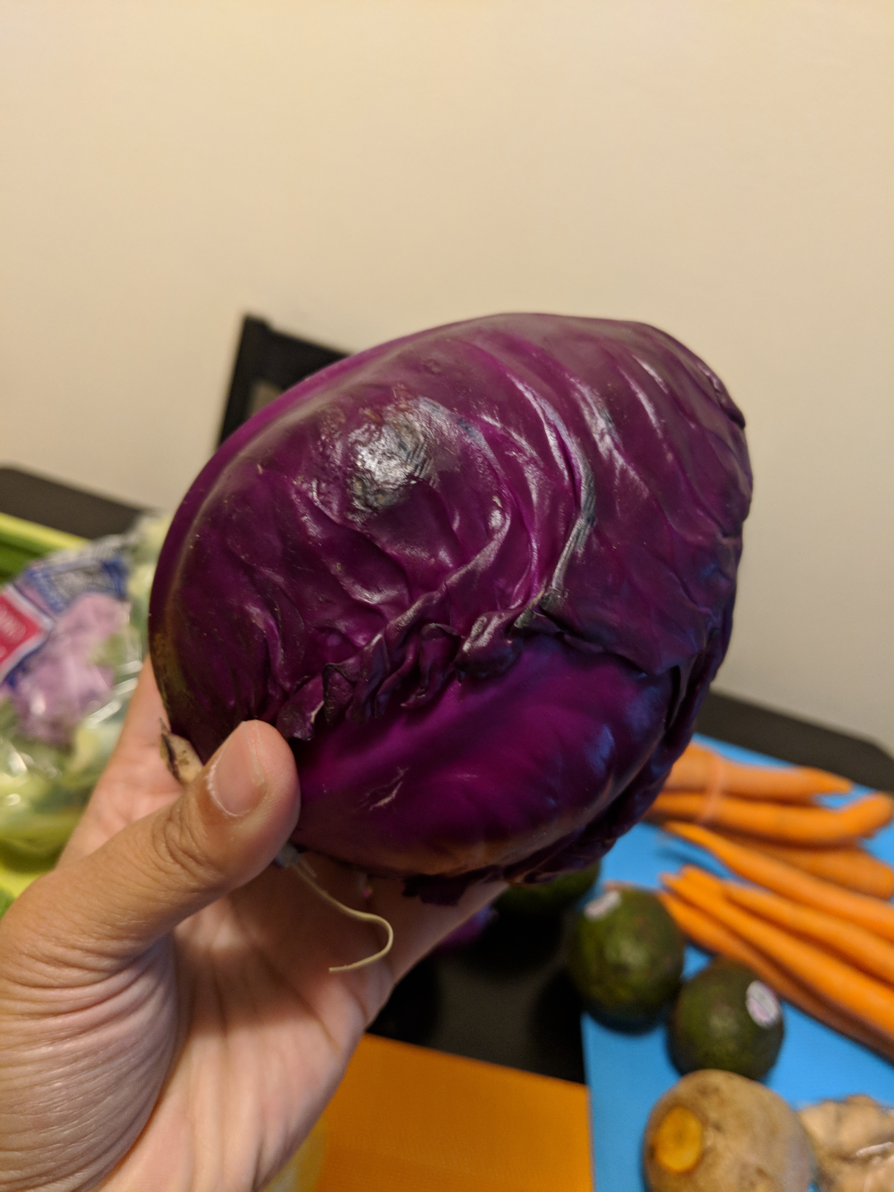 Imperfect Produce Box Review and Reveal - Red Cabbage