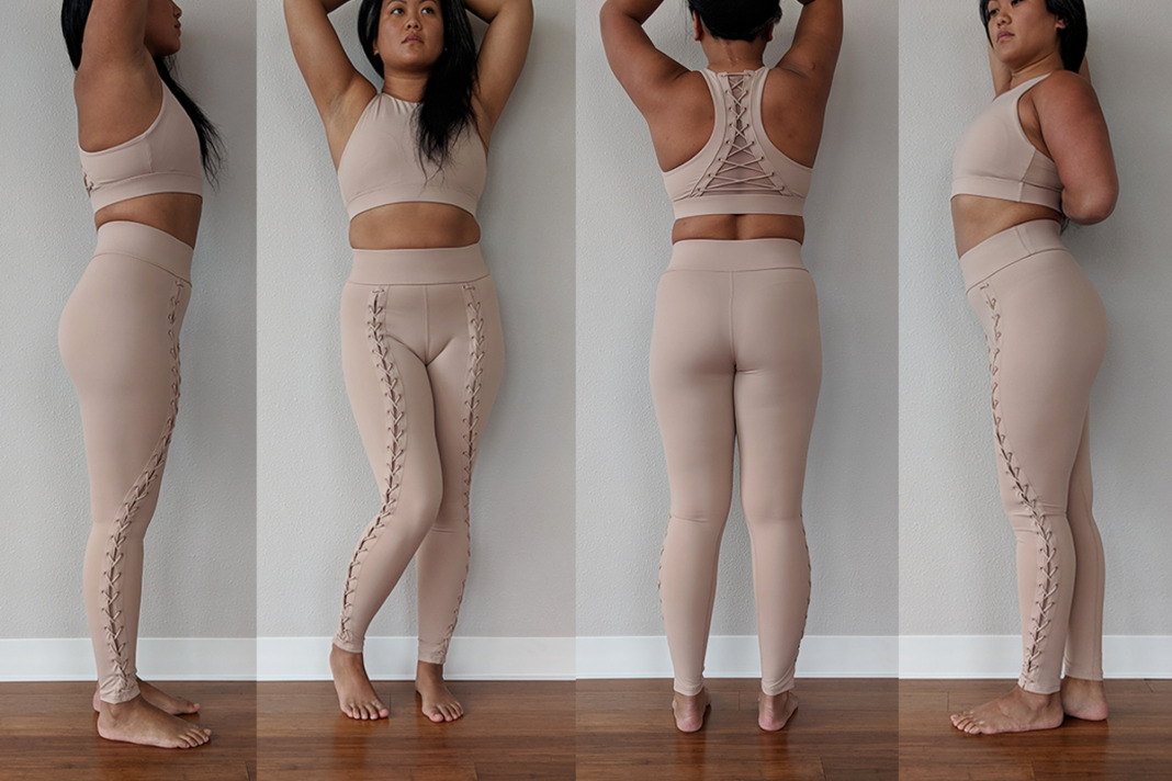 carbon38 review botanica collection lace up twisted seam legging try on schimiggy