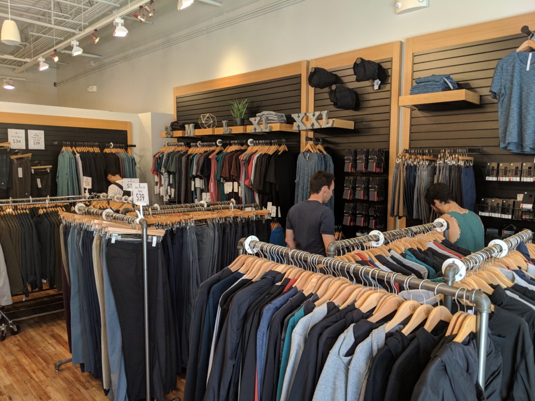 lululemon Outlet Orlando Florida men's activewear