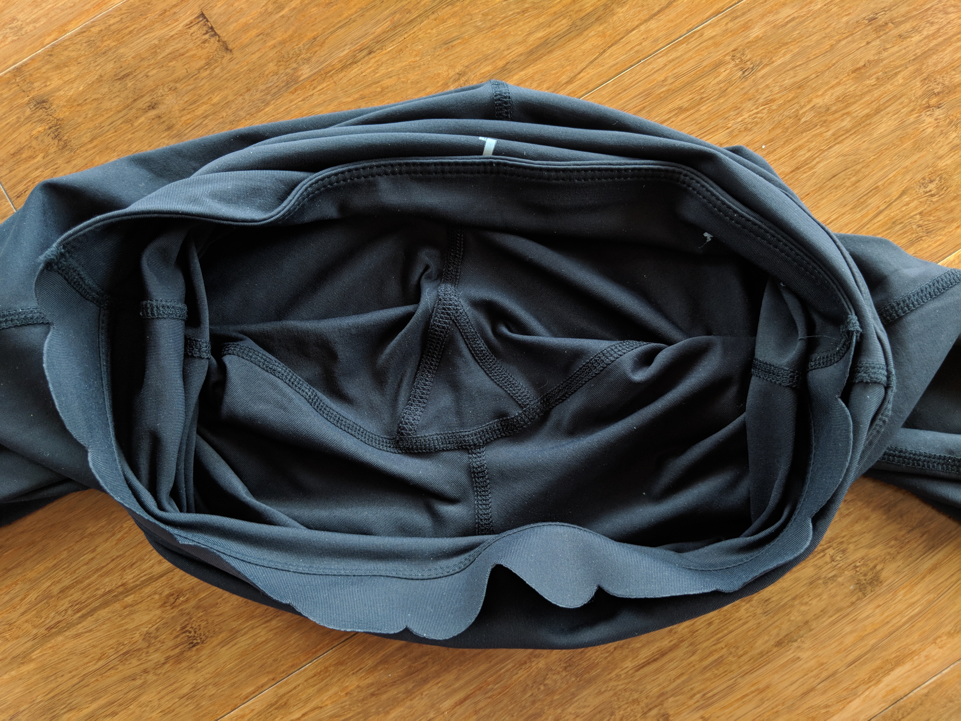 Target JoyLab Activewear Review Scallop Hem Leggings - Gusset Inside