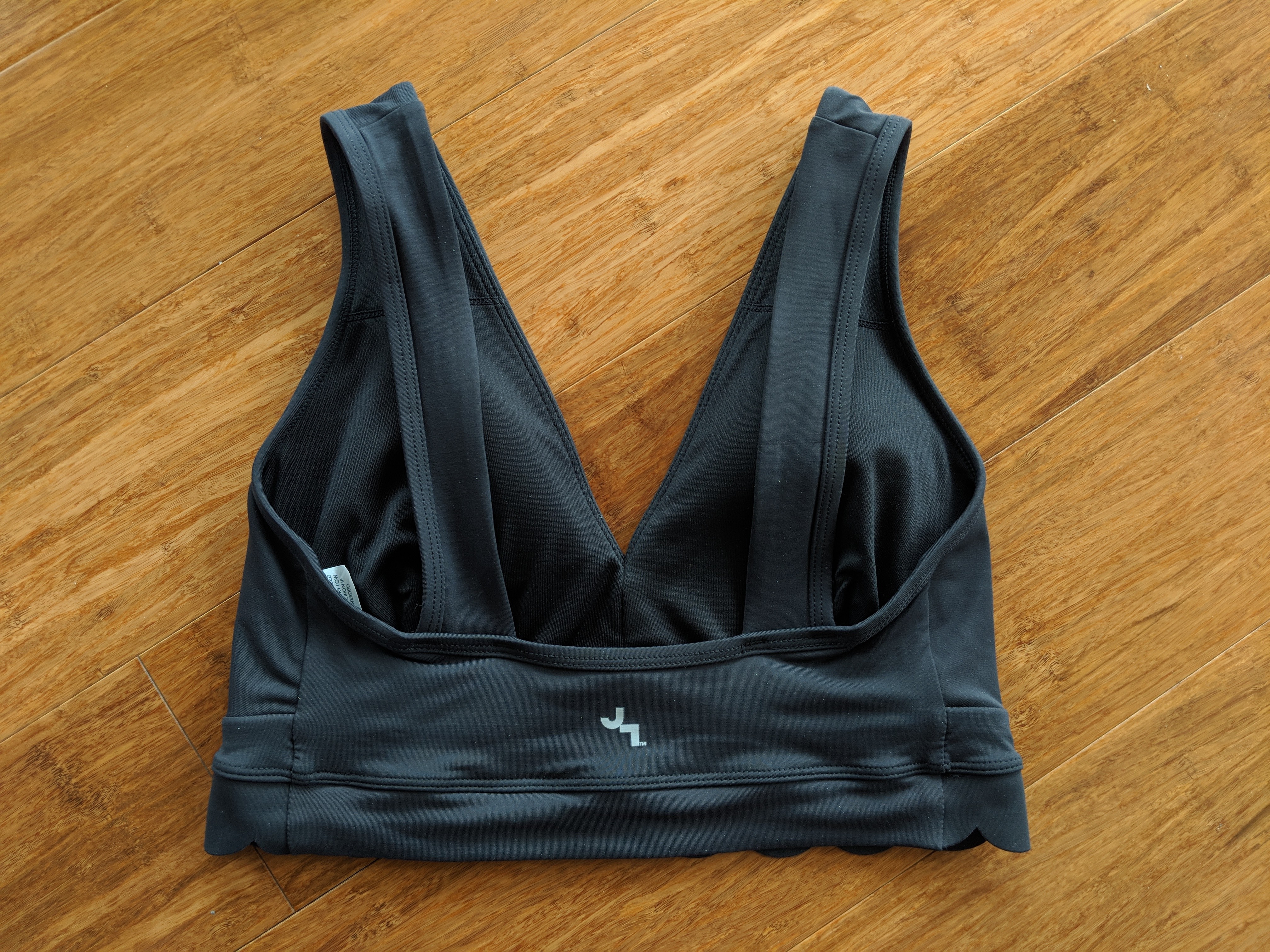 Target JoyLab Activewear Review Scallop Hem Sports Bra - back