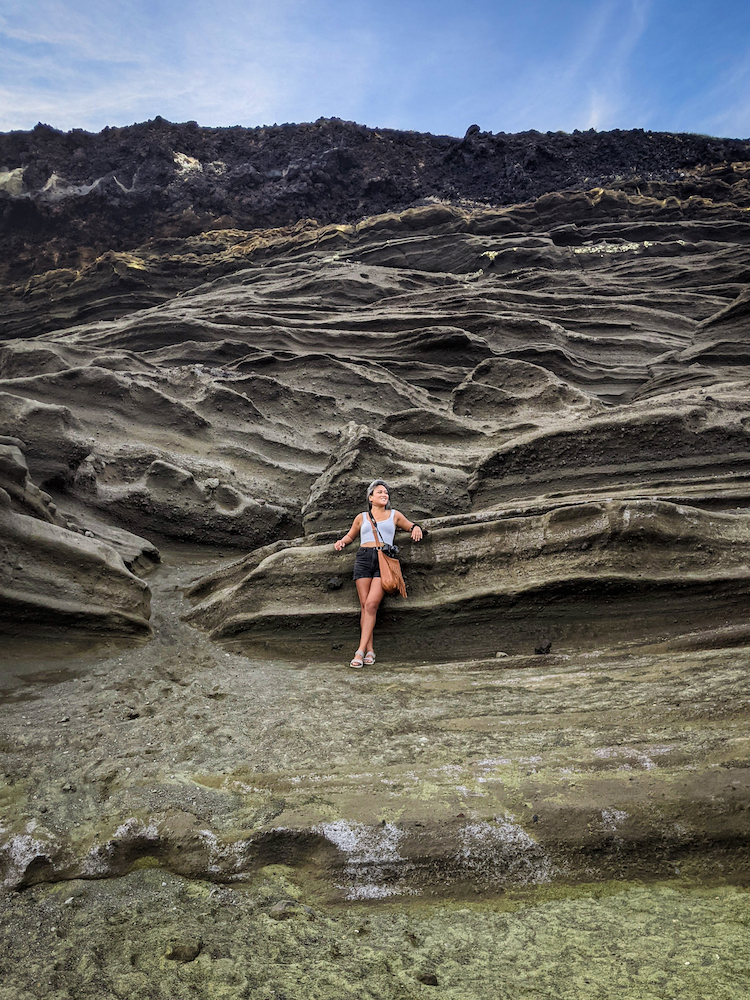 green sand beach papakolea big island hawaii