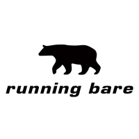 running bare logo square