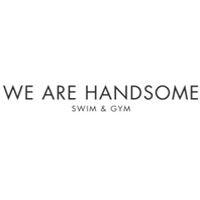 we are handsome swim gym logo square