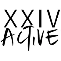 xxiv active logo square
