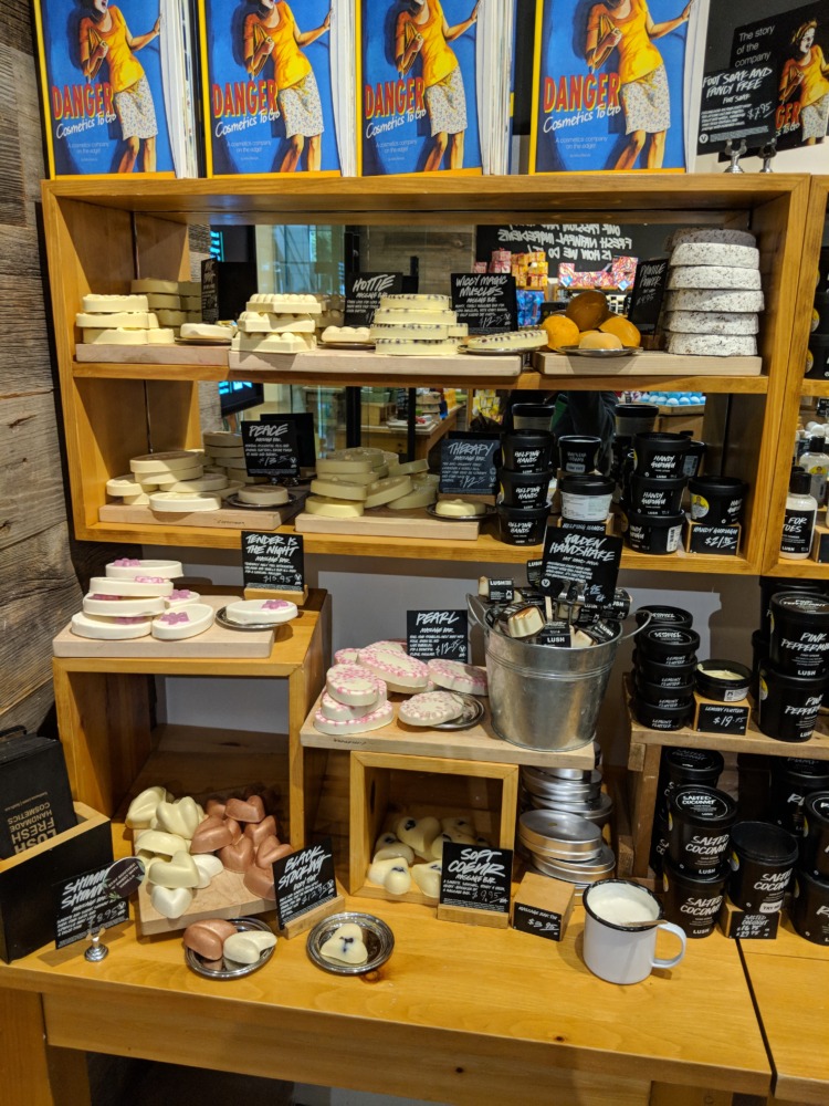 LUSH Cosmetics - Shampoo Bars Display