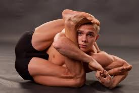 human-pretzel yoga bendy flexible
