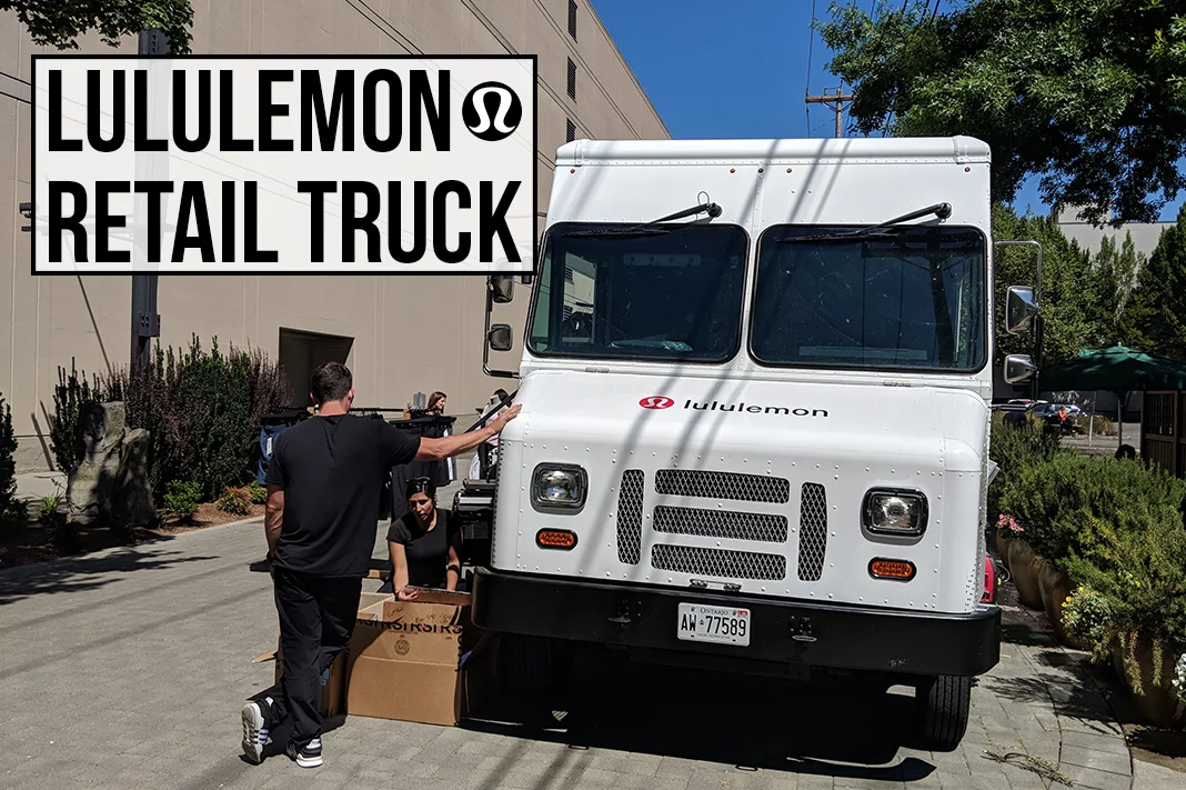 lululemon retail truck comes to seattle washington