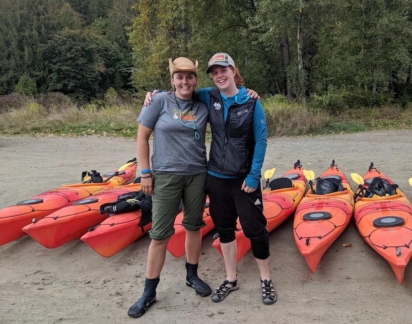 REI kayaking instructors