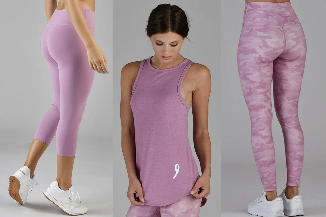 Glyder Breast Cancer Awareness BCA Collection in Orchid Haze