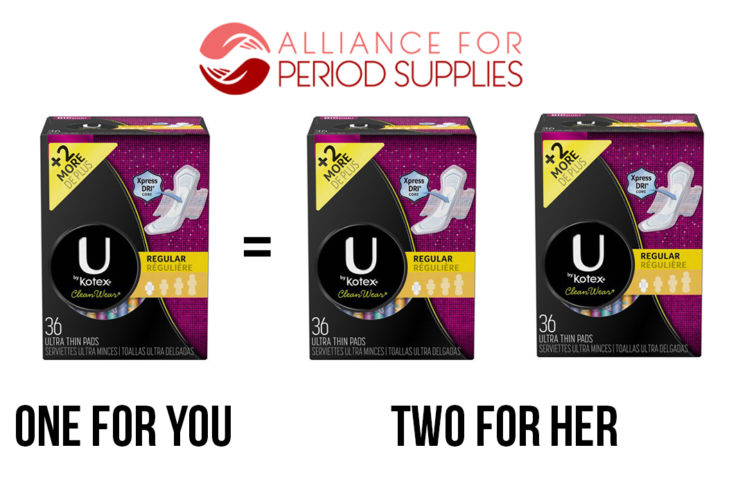 End Period Poverty & Donate 5 Million Boxes with U by Kotex x Walmart