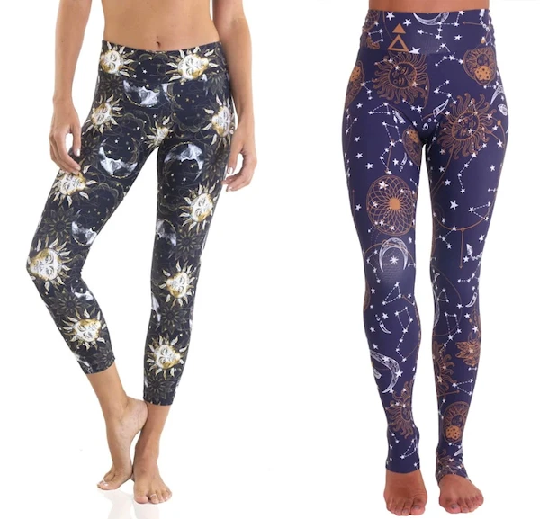 liquido astral celestial astrology leggings