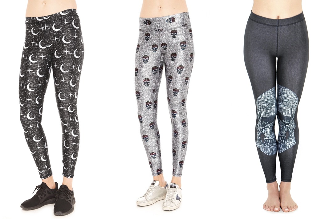 Terez Halloween Skull Leggings