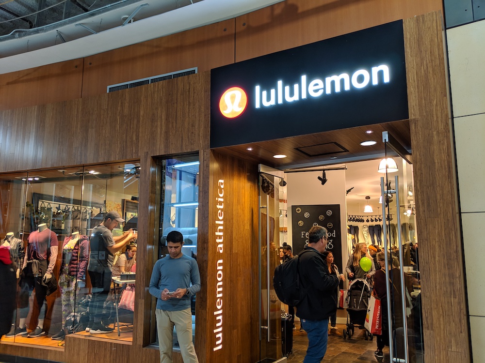Lululemon Pacific Place Mall in Seattle Washington Black Friday Deals