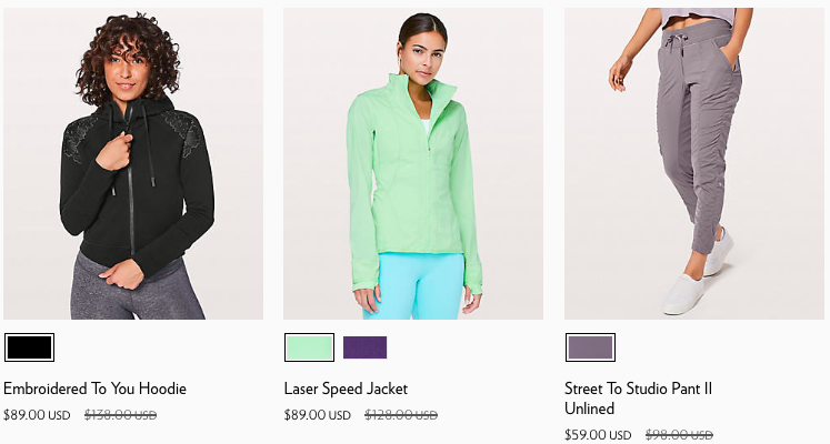 2018 Lululemon Black Friday Online Deals for Women | www.schimiggy.com