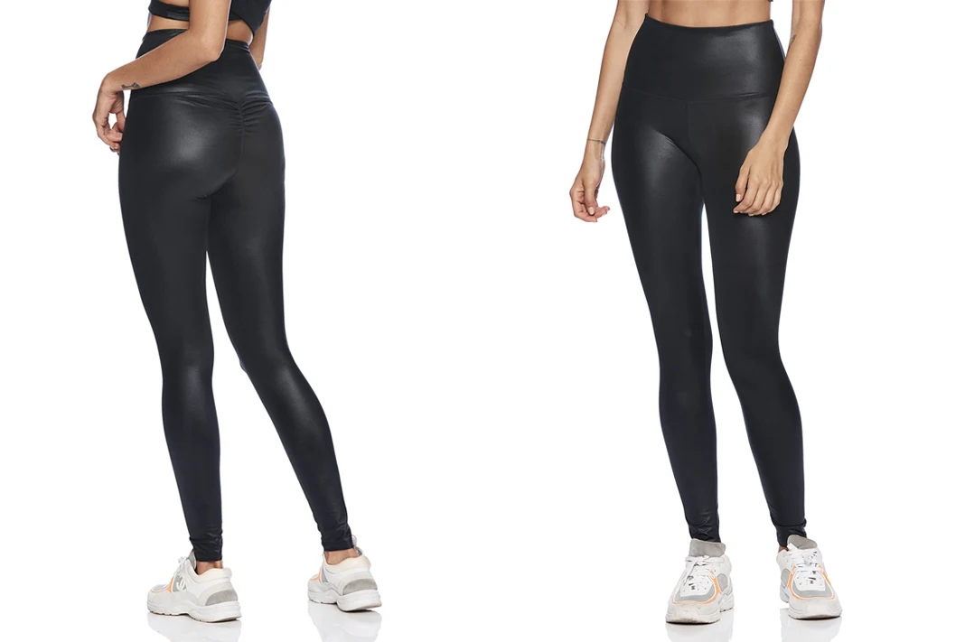 Beach Bunny Shiny Leather Look Leggings