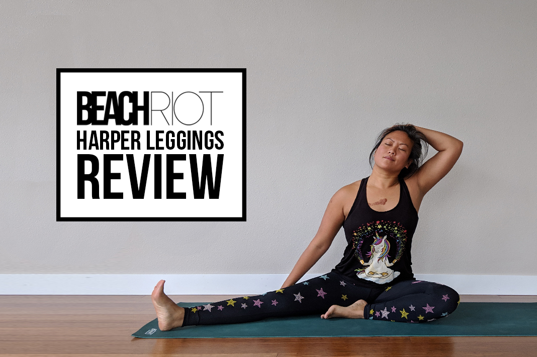 Beach Riot Review: Harper Leggings in Rainbow Star