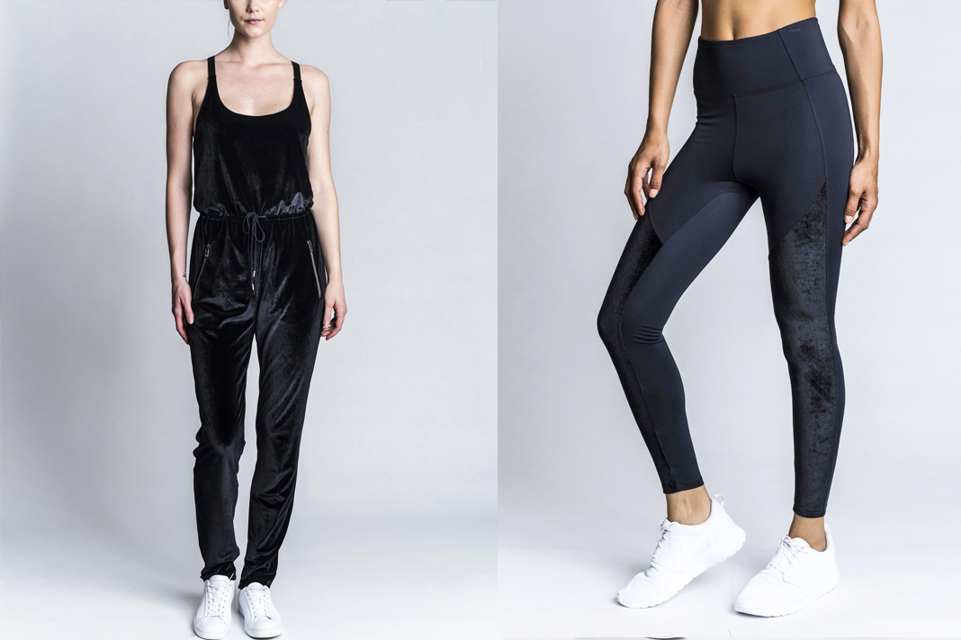 Heroine Sport Velvet jumper leggings activewear schimiggy reviews