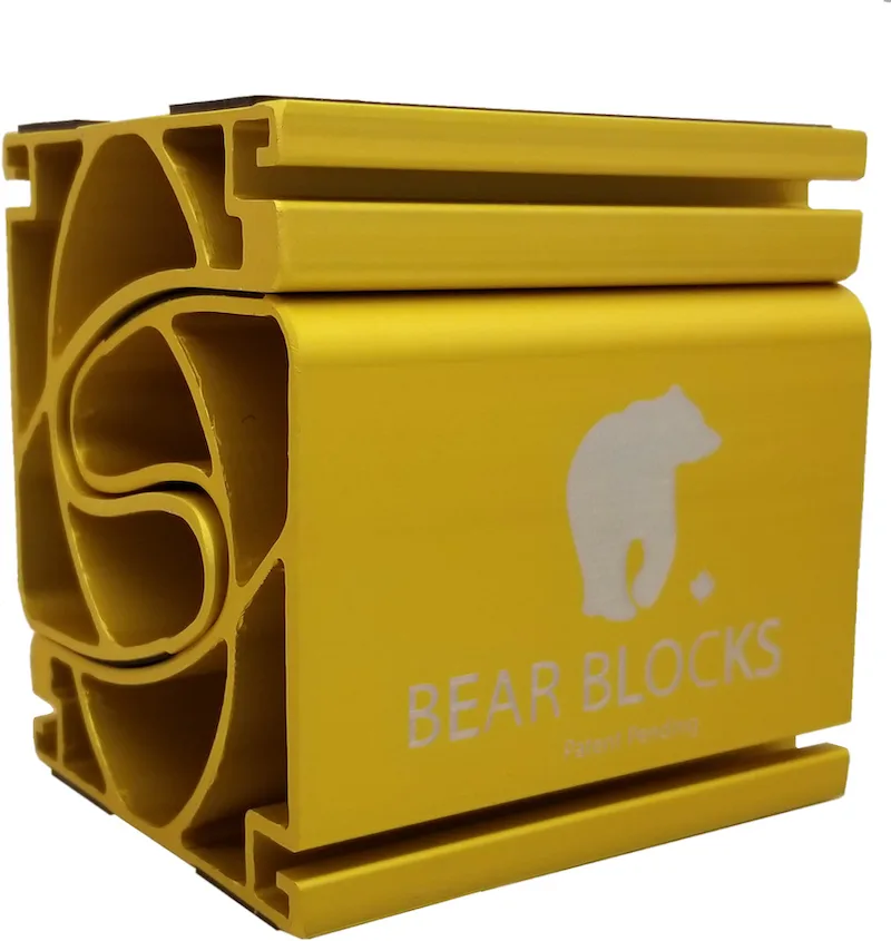 bear blocks gold yellow wrist pain prevention