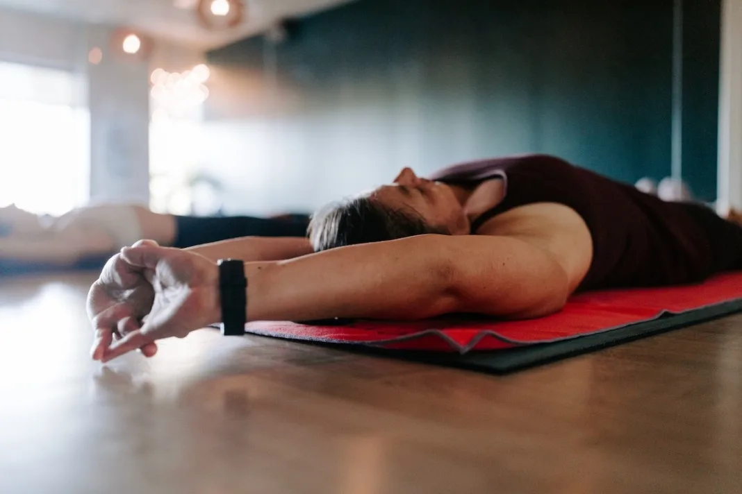 supine position lying on back yoga studio class schimiggy reviews