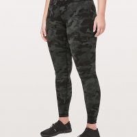 align high waist leggings icmi gator green incognito camo front