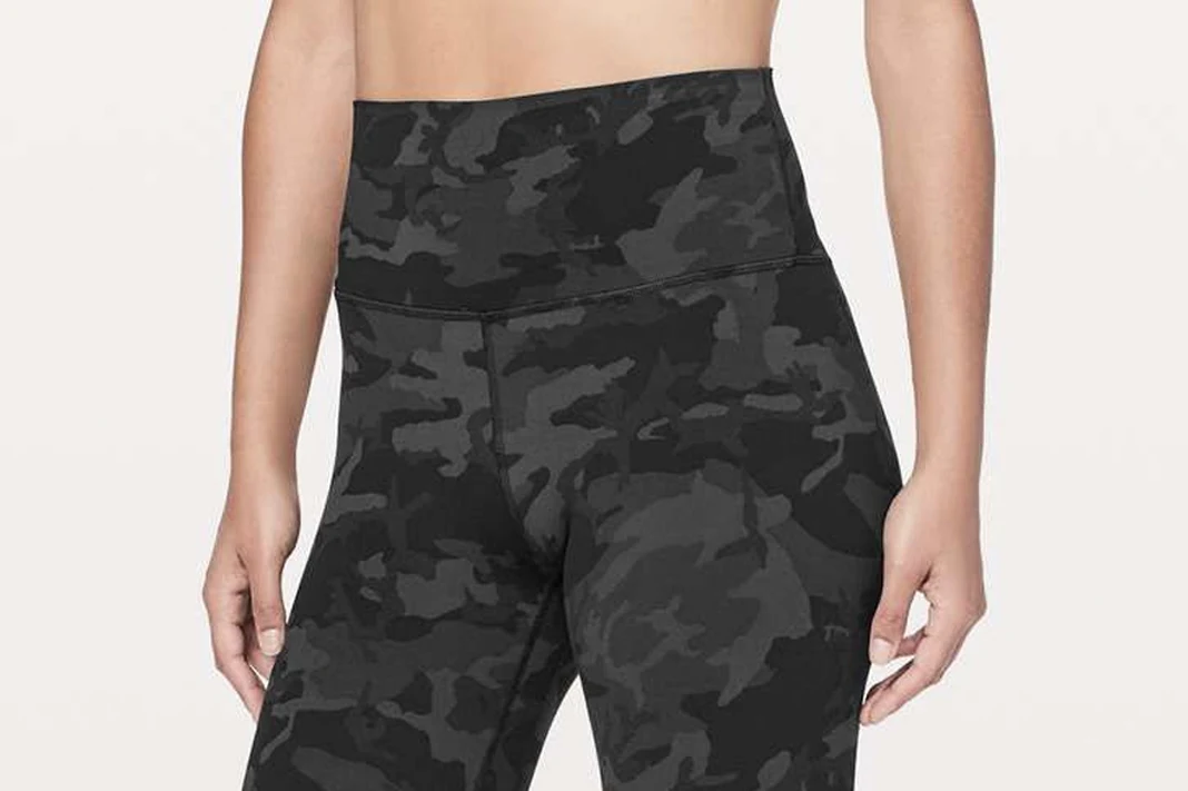 how to keep leggings from falling down lululemon high waist icmg camo align pant