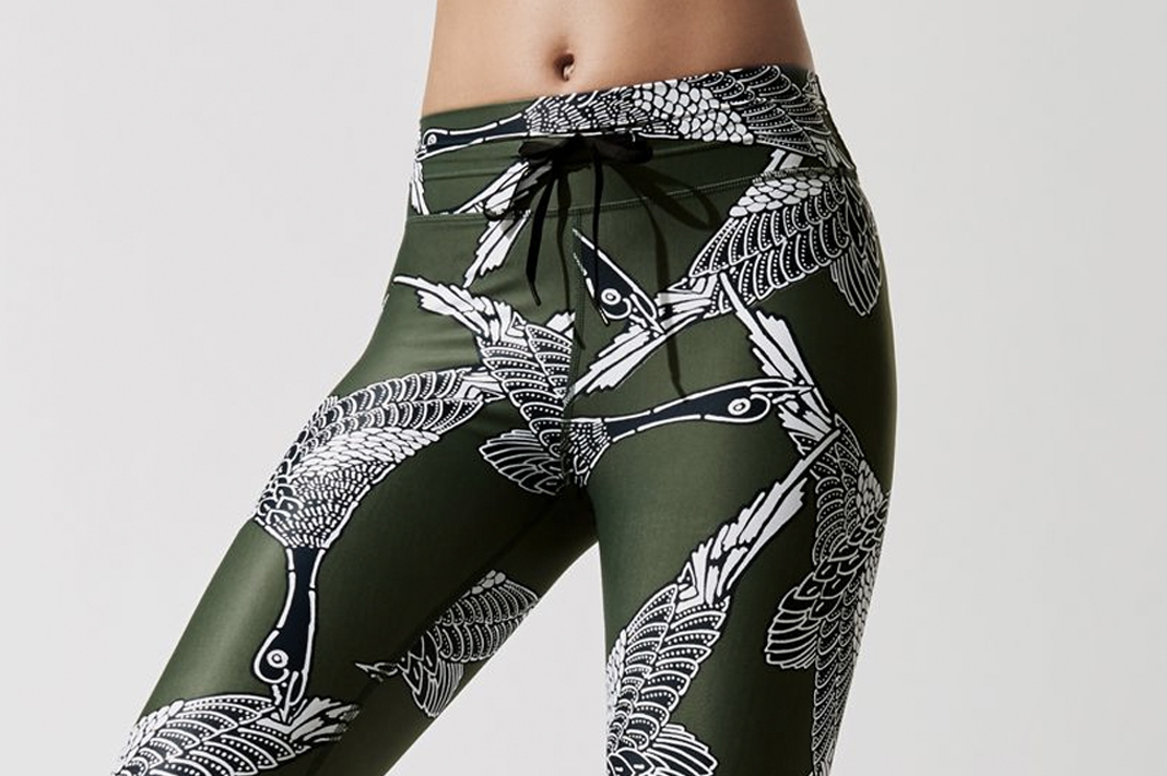 upside leggings with waistband drawstring