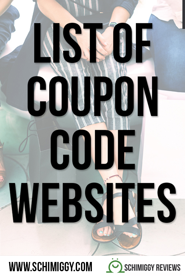 list of coupon code websites schimiggy reviews pinterest