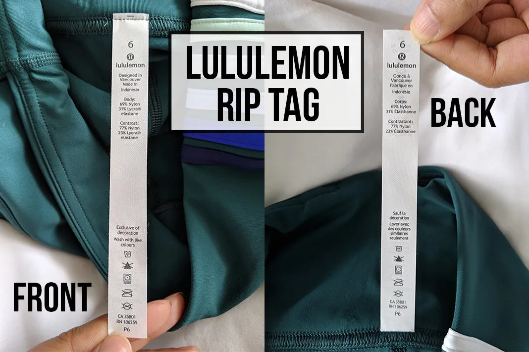 How to Find lululemon Size Dots and Markers - Schimiggy Reviews