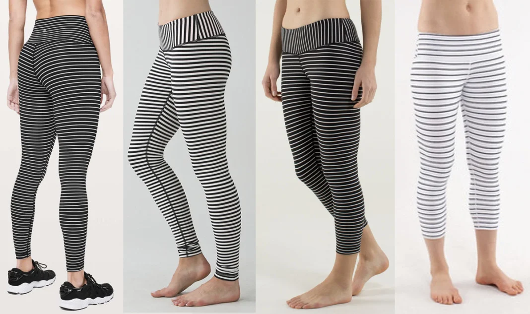 lululemon stripe leggings parallel stripe quiet stripe classic stripe schimiggy reviews