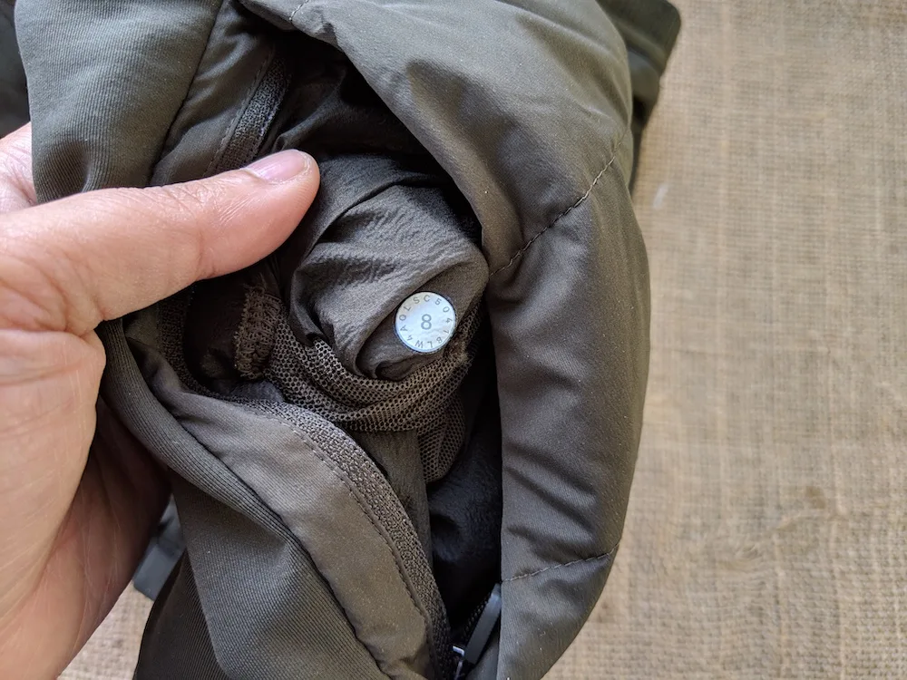 where to find lululemon size dot down for it all vest inner right hip pocket