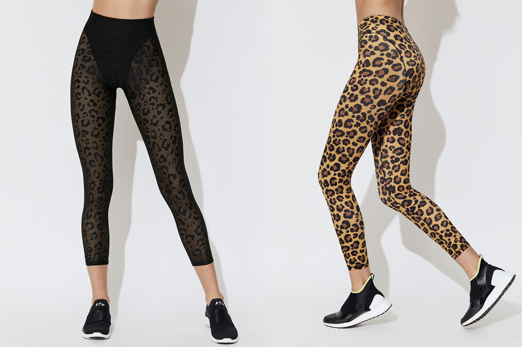 adam selman leopard print activewear leggings schimiggy reviews